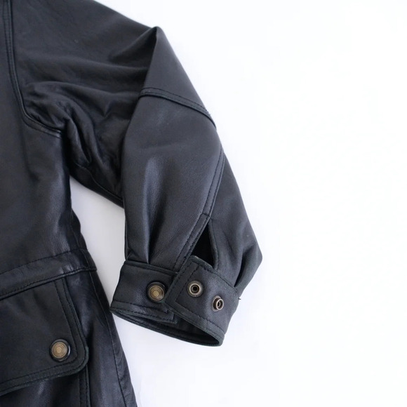 Vintage Danier Vintage Soft Leather Zip Up Thinsulate Thermal Lined Jacket XS - Picture 4 of 15